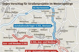 B101 soll Erzgebirgsmagistrale werden - 
