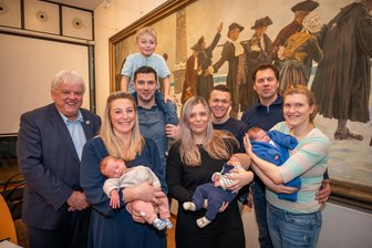 Babyboom, Hilfsmission, Häkelkunst und ein 100. Geburtstag: Vier gute Nachrichten aus Mittelsachsen - Von links: die Neugeborenen Mia Morgenstern, Lasse Lauckner und Hugo Schindler.