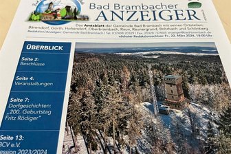 Bad Brambach: Wahlwerbung im neuen Amtsblatt tabu - Das Amtsblatt Bad Brambacher Anzeiger. Wahlwerbung kommt ins Monatsheft nicht rein, entschied der Gemeinderat.