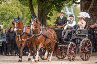 Bad Elster empfängt edle Pferde und historische Kutschen -