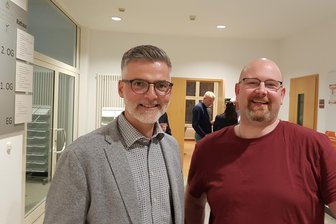 Bäder-Ehe: Stadtrat von Bad Elster stimmt für Gespräche mit Bad Brambach - Führen jetzt Eingemeindungsgespräche: Bad Elsters Bürgermeister Olaf Schlott (UB/links) und Bad Brambachs Amtsverweser Torsten Schnurre (FDP).