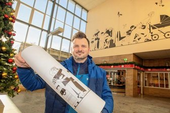Bahnhofshalle bekommt neues Wandbild -
