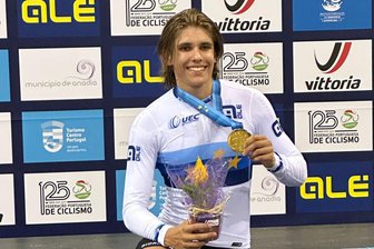 Bahnrad-Europameisterschaft: Chemnitzer gelingt Goldfahrt - Leonidas Rekowski ist U19- Europameister.