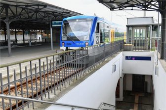 Bahnstrecke Freiberg - Holzhau wird neu ausgeschrieben - Die Strecke Freiberg-Holzhau, hier ein Zug der Freiberger Eisenbahn am Bahnhof Freiberg, wird neu ausgeschrieben.