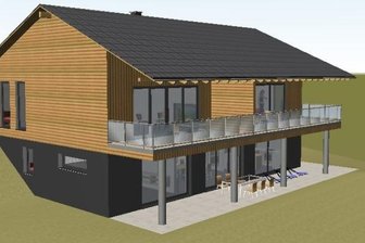 Bau der Erzalm startet in Seiffen - So sollen die Häuser aussehen.