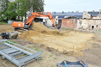 Bau einer Pumptrack: Erdarbeiten im Schönecker Jugendpark laufen - Im Jugendpark Schöneck entsteht eine Pumptrack.