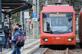 Bauarbeiten auf der Bahnhofstraße: City-Bahn Chemnitz verkehrt am Montag eingeschränkt - Auf den Linien der Chemnitzbahn, darunter der C 11, kommt es am Montag zu Einschränkungen. 