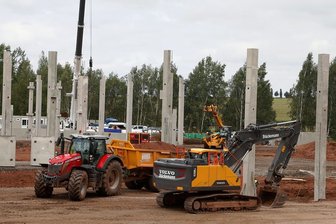 Bauarbeiten für Logistikfirma in Härtensdorf vollem Gange -