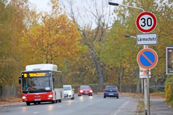 Bauarbeiten in Bürgerschachtstraße in Zwickau: Linie 10 wird umgeleitet - Die Buslinie 10 der SVZ fährt wegen einer Baustelle eine Umleitung.