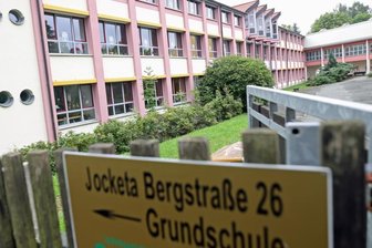 Bauarbeiten in Schule Jocketa -