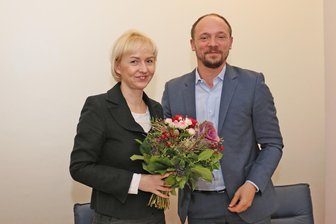 Baubürgermeisterin weiter an der Spitze des CDU-Stadtverbandes - Kathrin Köhler, hier mit den beiden CDU-Bundestagsabgeordneten Marco Wanderwitz (rechts) und Carsten Körber, bleibt Chefin der CDU in Zwickau.