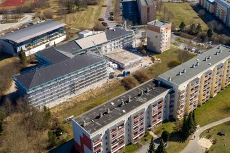 Baulücke im Zschopauer Bebel-Gebiet wieder geschlossen - Die Baustelle am Zschockeweg.