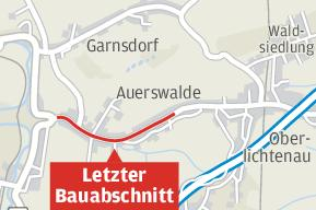 Baurecht für Ausbau der Auerswalder Hauptstraße -