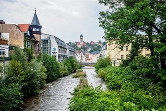 Baustart für Hochwasserschutz an Zwickauer Mulde in Aue - In den Hochwasserschutz an der Zwickauer Mulde wird in den kommenden Jahren investiert.