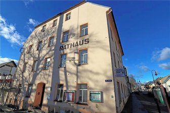 Baustart in Sayda: Breitband kommt nun auch in Mittelsachsens Südosten - Das Rathaus in Sayda. 