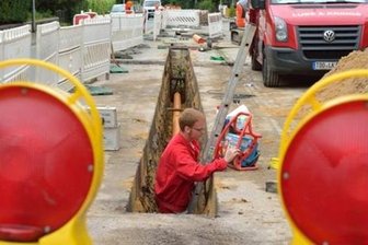 Baustelle auf der Leipziger Straße wird am Dienstagnachmittag aufgehoben -
