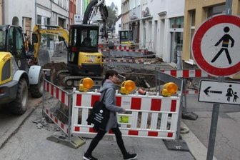 Baustelle auf Marienstraße wandert weiter -