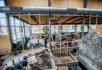 Baustelle Badegärten Eibenstock: Becken machen Platz für Neues -