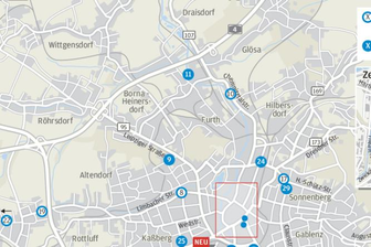 Baustellen in Chemnitz: An diesen Stellen wird es eng -