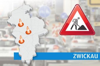 Baustellen in Zwickau: Diese Straßen sind gesperrt - Grafik: Tilo Steiner/Freie Presse