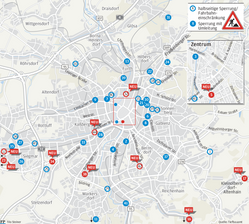 Baustellen, Sperrungen und Umleitungen: Hier wird es diese Woche auf Chemnitzer Straßen eng - 
