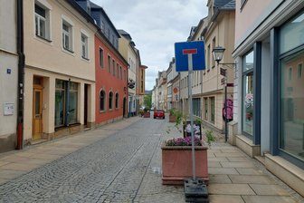 Baustellenreport: Warum demnächst die Durchfahrt durch die Plauener Altstadt erschwert ist - Die Straßberger Straße wird ab 19. Mai wegen Bauarbeiten in Richtung Altmarkt zur Sackgasse.