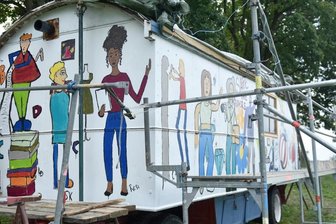 Bauwagen soll zum Kreativtreff in Landwüst werden -