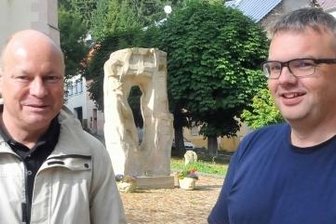 Bayrischer Amtskollege zu Besuch im Grenzgebiet - Hermann Nafziger aus Planegg (l.) und Silvio Wagner. 
