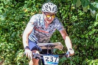 Bei der WM aufs Podest gefahren - Mark Huster auf dem WM-Kurs in Bulgarien. 