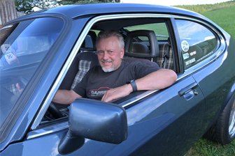 Bei Zwickau schlägt das Herz der ostdeutschen Ford-Capri-Szene - Diethardt Behrendt in einem Ford Capri Baujahr 1985. Der 62-Jährige ist der Vorsitzende der Interessengemeinschaft der Ford-Capri-Freunde Sachsen, die am Wochenende 20./21. Juli Gastgeber für das jährliche Szene-Treffen sind.