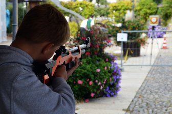 Beim Jubiläum „500 Jahre Schützenwesen in Zschopau“ ist Zielvermögen gefragt - Im Rahmen des Zschopauer Jubiläums können auch Besucher ihr Zielvermögen unter Beweis stellen.