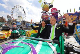 Beim Zwickauer Frühlingsvolksfest geht es rund und hoch hinaus - Silke und Marco Walz vom Zwickauer Schaustellerverband freuen sich auf viele Besucher zum Frühlingsvolksfest.
