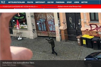 Die Mitteldeutsche Zeitung veröffentlichte auf ihrer Website ein Foto vom mutmaßlichen Täter.
