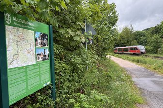 Beliebter Wander- und Radweg im Erzgebirge gesperrt: Warum der Forst eine Umleitung ausweist - Der Forst sperrt den Wander- und Radweg zwischen dem Abzweig zum Brethaus in Lauter und der Hakenkrümme in Aue.