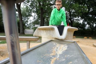 Beliebter Wasserspielplatz in der Schwanenstadt nur teilweise wieder in Betrieb -