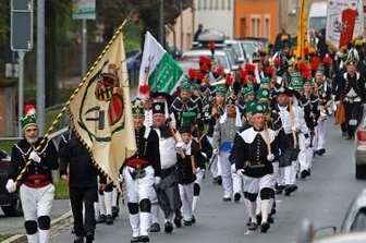 Bergaufzug zum Vereinsjubiläum - Der Bergaufzug führte zum Lampertusschacht.