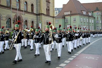 Bergbaugeschichte in Zwickau: Nur noch verblasste Erinnerungen? - Bild der letztjährigen Bergparade in Zwickau. Wie viel steckt noch hinter der aufwendigen Traditionspflege?