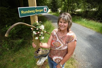 Bergener Erlebniswanderweg: Was Nutzer sagen und welche neue Ideen es gibt - Yvonne Smolla ist die Ideengeberin des Wander- und Erlebnisrundweges rund um Bergen.