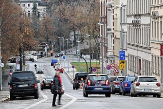 Bergstraße in Schloßchemnitz steht lange Sperrung bevor - Die Bergstraße wird im kommenden Jahr über Monate gesperrt.
