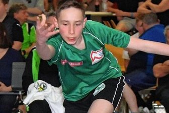 Bernsbacher gelingt im Finale der große Wurf - Kevin Küfner in Aktion bei der Deutschen Meisterschaft. 