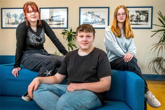 Berufswahl: Das haben junge Erzgebirger mit ihrem Leben vor - Sie haben klare Vorstellungen von ihrer Zukunft: Alissa Liebscher, Derrick Reh und Sophie Bley (von links).