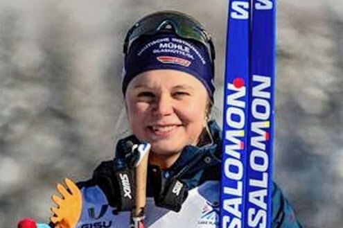 Bestnote bei der Universiade - Krönte ihren starken Auftritt bei der Winter-Universiade in Lake Placid mit einer Bronzemedaille: Anna-Maria Dietze. 