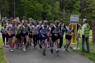 Bestzeit statt Rückenprobleme: Wie der Sieger des Gelobtländer Waldlaufs den Ausdauersport für sich entdeckte - Am Start des Waldlaufs herrschte in den meisten Altersklassen dichtes Gedränge.