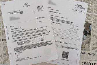 Betrügerische Lotto-Mahnschreiben: Angebliche Anwaltskanzlei existiert nicht - Die zwei Seiten des betrügerischen Mahnschreibens.