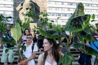 Bewegt sich ein Garten durch Chemnitz -