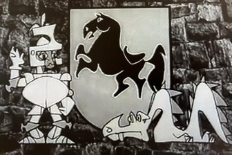 Bewegte Bilder aus Schwarzenberg offenbaren frühere Schwärmerei für einen Promi - Bereits 1966 wurden für die Sendung Ritter Georg und der Drache animiert.