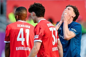 Bielefeld muss nach 0:2 auf dem Betzenberg weiter zittern - Verzweifelt: Jannik Rochelt und Bielefeld auf dem Betzenberg.