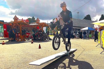 „Bike-Genuss Erzgebirge“: Termin für Neuauflage des Festivals am Fichtelberg steht schon fest - Marco Thomä vom MSC Thalheim zeigte beim „Bike-Genuss Erzgebirge“ sein Können.