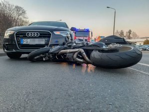 Biker bei Unfall auf B 101 verletzt -
