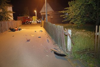 Biker bei Unfall schwer verletzt -